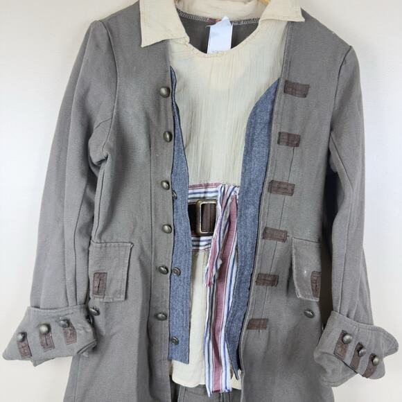 Disney Store Pirates of the Caribbean Captain Jack Sparrow Kids Jacket Size L - Picture 2 of 12